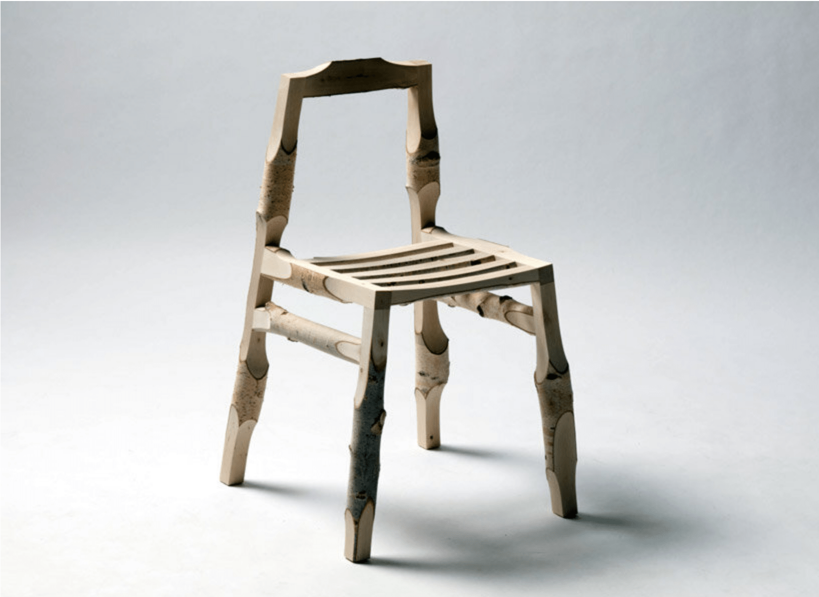 Computational log chair © matthias gschwendtner