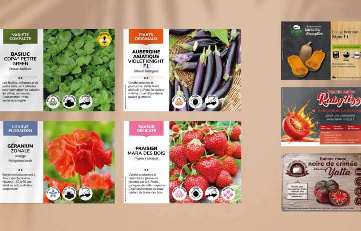 Affichettes variétales sur stock