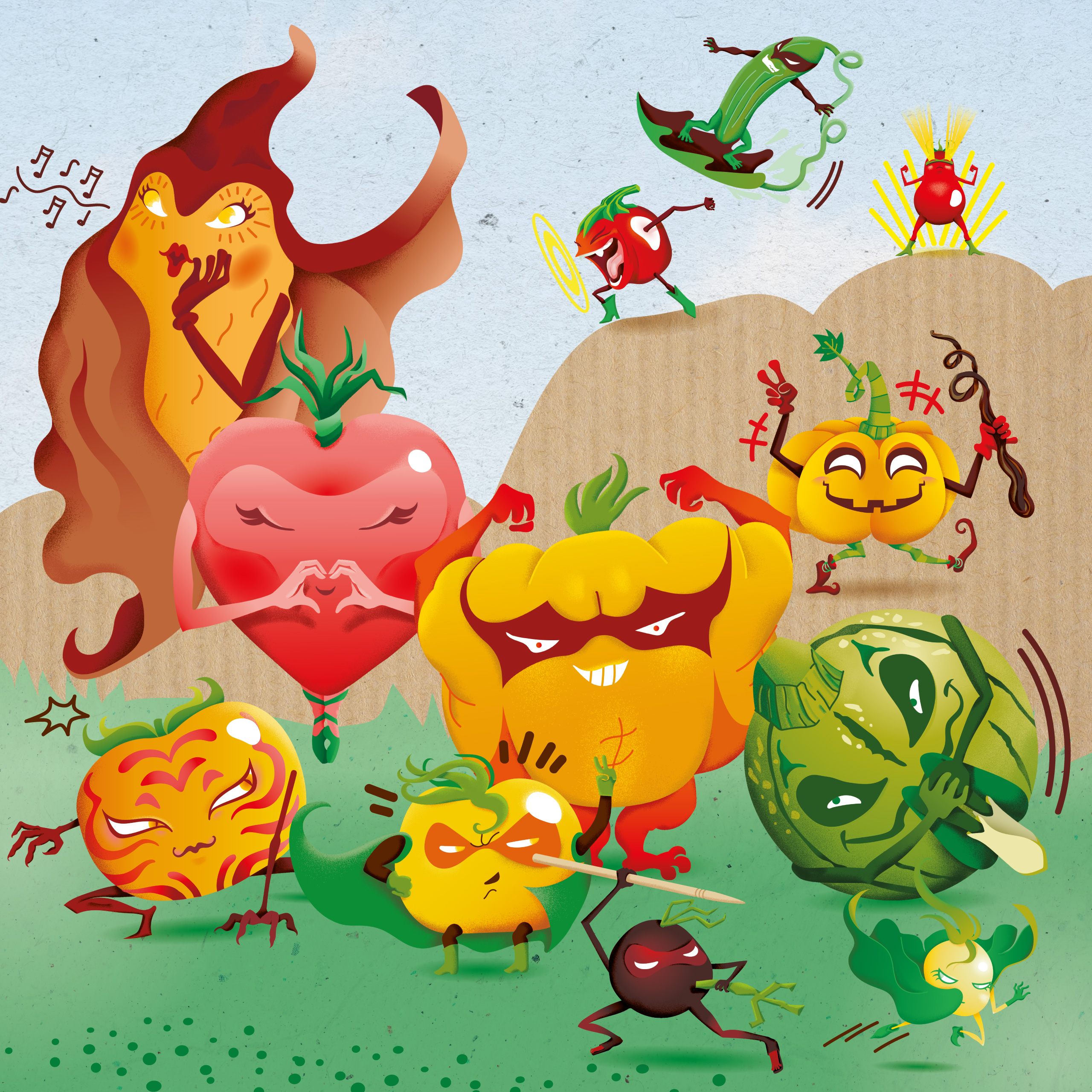 Floramedia Carrefour La clique heroique du potager BIO