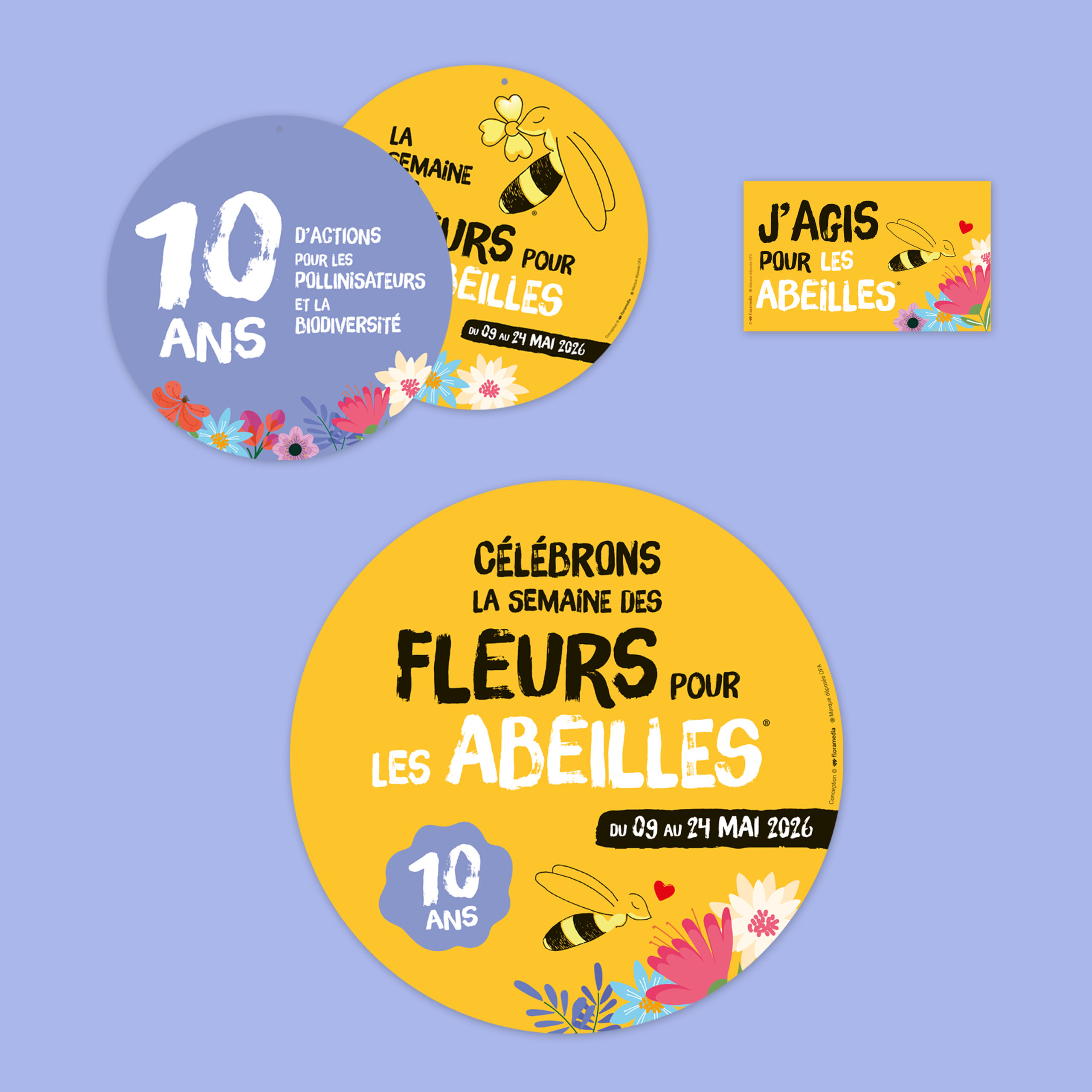 Floramedia Valhor semaine des fleurs pour les abeilles 